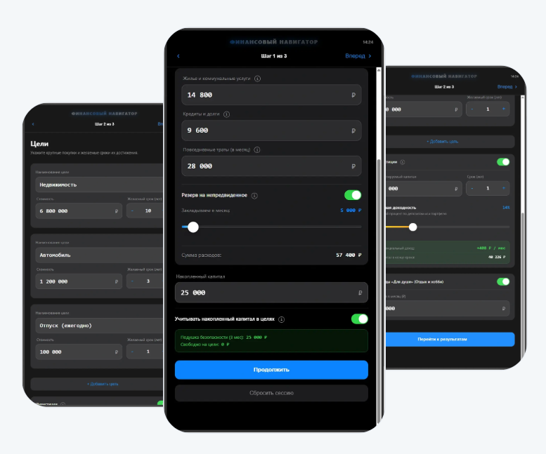 IT-платформа-калькулятор «Финансовый Навигатор»